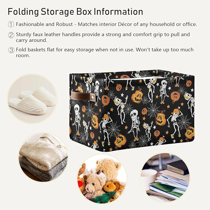 Skeleton Rectangular Storage Basket Organizer Bin Shelf Baskets For Clothes Gifts For Home Office Dorm