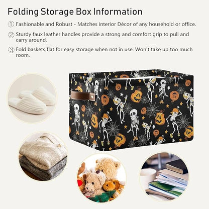 Skeleton Rectangular Storage Basket Organizer Bin Shelf Baskets For Clothes Gifts For Home Office Dorm