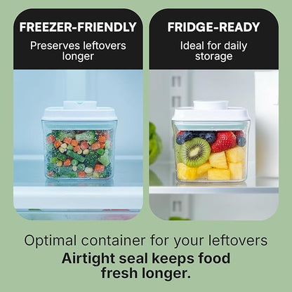 Bop Top Airtight Food Storage Containers with Lid 3.5 Cups / 28 oz | Kitchen Canister Sets | Air Tight Pantry Container | Pop Top Dry Food Storage Containers for Snacks, Sugar, Flour, Baking, Pasta