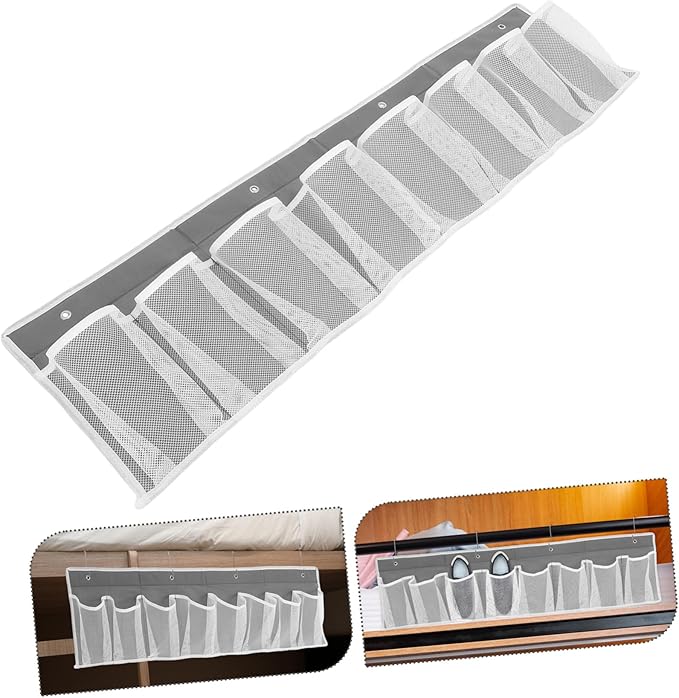 STOBAZA Bedside Hanging Organizer Non-woven Fabric Mesh Storage Bag for Shoes Travel and Rv Use Space-saving for Efficient Shoe Management