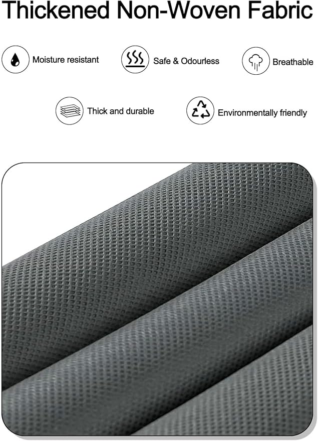 TAHAVICE 1 Pack Over the Door Organizer Storage, Hanging Organizer Closet with 5 Large Pockets 10 Mesh Pockets, 44 lbs Weight Capacity, Behind Door Storage for Nursery Bedroom Bathroom (Dark Grey)