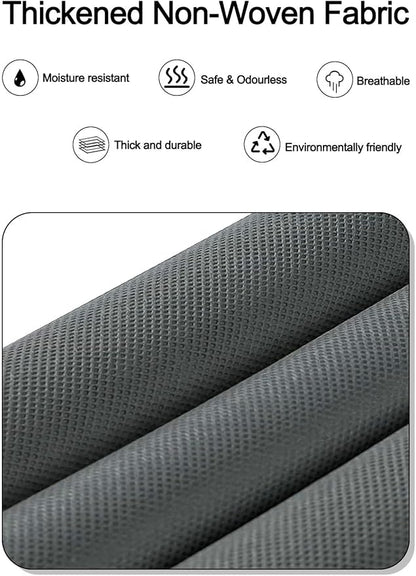 TAHAVICE 1 Pack Over the Door Organizer Storage, Hanging Organizer Closet with 5 Large Pockets 10 Mesh Pockets, 44 lbs Weight Capacity, Behind Door Storage for Nursery Bedroom Bathroom (Dark Grey)