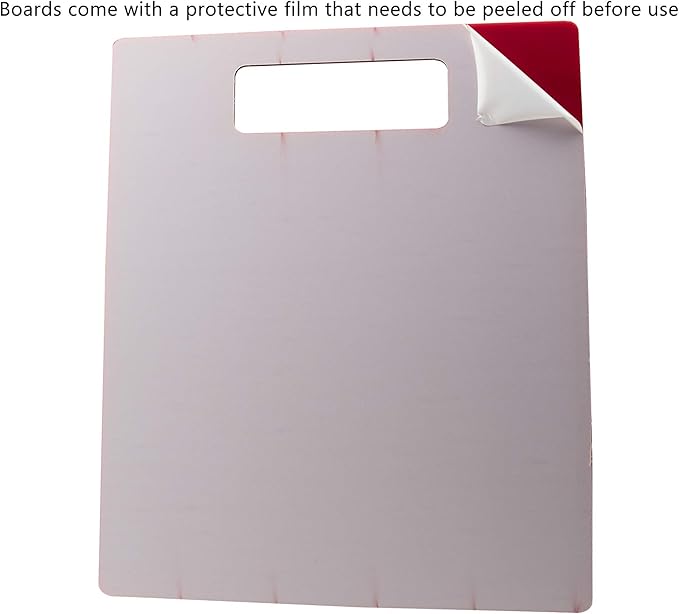 Marketing Holders Plastic Shirt Folding Board 10" x 12" Laundry Organizer for Clothing Manufacturers Specialty Stores Sporting Goods Stores Compact Efficient Sleek Practical Use at Home Red