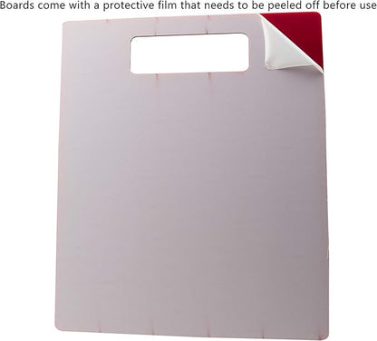 Marketing Holders Plastic Shirt Folding Board 10" x 12" Laundry Organizer for Clothing Manufacturers Specialty Stores Sporting Goods Stores Compact Efficient Sleek Practical Use at Home Red