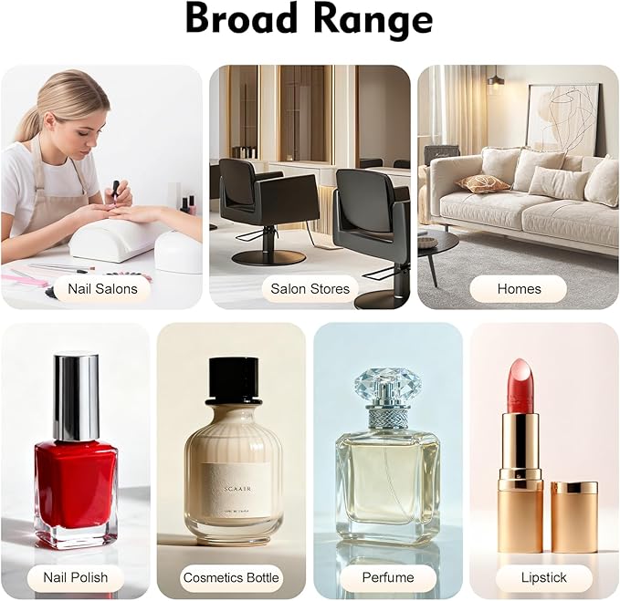 Elegant Wall Mounted Nail Polish Storage Rack Set of 10 Triangular Cosmetic Display Shelves for Essential Oil Bottles, Organize Your Lipsticks and Perfumes in Style at Home or Salon (Gold)