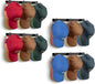 KIMBORA 4 Packs Hat Rack for Wall, Hat Organizer for Baseball Caps Holds 36 Hats, 3 Mounting Options Hat Hook Hanger, Strong Baseball Hat Holder Storage, Cap Display for Door, Room, Closet (Black)