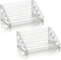 5-Tier Display Stand Rack, 2 Pack Nail Polish Organizer, Greeting Card Display Stand, Trading Card Holder for Sunglasses and Small Items