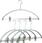Mawa Narrow Petite Clothing Hangers, Steel Hanger with Non-Slip Coating, for Shirts, Dresses, Suits, Pants, Skirts, Camisoles, Jackets, 360-degree Rotatable Hook
