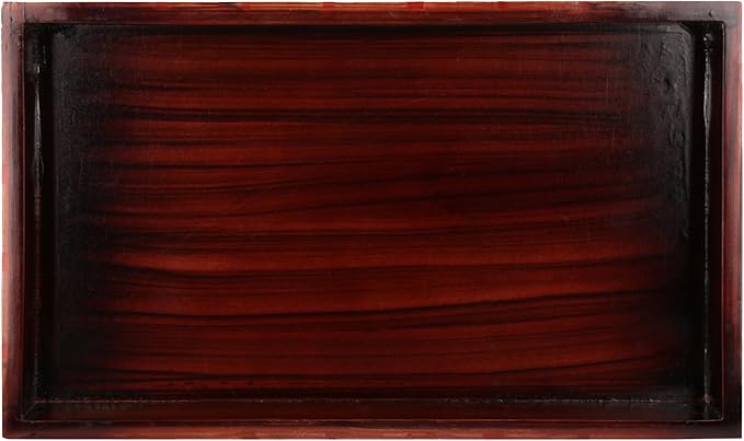 Handicrafts Home 10"x6" Vanity Tray for Bathroom Countertop, Moroccan Bone Inlay Decorative Organizer Tray for Perfume, Jewelry, Cosmetics & Dresser Decor, Rectangular Catchall Tray, White Red