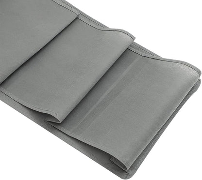 OSALADI Compartment Over The Door Hanging Shoe Storage Bag with Wardrobe Organizer for Socks Underwear Clothes Non-woven Hanging Storage for Bedroom Dormitory Wall Gray