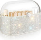 Bling Makeup Organizer with Lid,Shiny Large Capacity Cosmetic Display Case, Easy to Hold Your Makeup Products Lipstick/Makeupbrushes/Eyeliner/Skincare Products