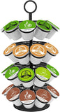 KIMIUP Coffee Pod Holder, K Cup Organizer Compatible with K-Cups(36 Pods), Kitchen Detachable Coffee Pod Organizer for Countertop, Spins 360-Degrees