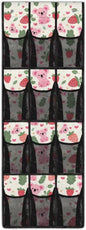 Cute Koala Behind Door Organizer Mesh Fabric Over The Door Shoe Organizer for Closet Strawberry Wall Hanging Storage Easy to Install Shoe Holder Hanger