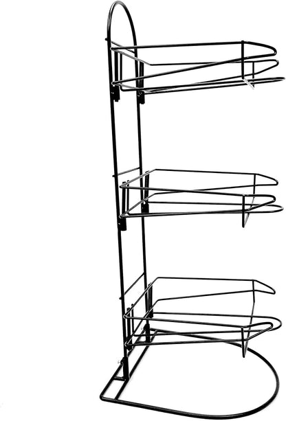 FixtureDisplays® Counter Hat Display with 3 Pockets for Displaying Multiple Hats, Caps or Similar Types of Headwear 10047-FBA