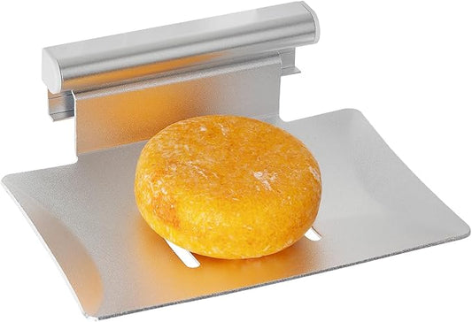Detachable Soap Dish for Shower, 4 Slot Self-Adhesive Soap Holder for Bathroom, Wall Mounted Shower Soap Holder, Stainless Steel Soap Tray Black