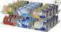 Can Organizer for Pantry, 2 Tier Canned Food Goods Storage Organizer, Clear Soda Can Organizer for Refrigerator Stackable Can Dispenser Rack Holders for Pantry Cabinet Fridge Countertop, Holds 24 Cans