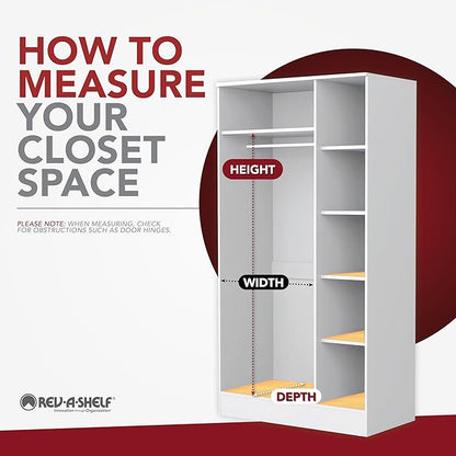 REV-A-Shelf Sliding Belt Rack for Custom Closet Systems