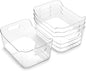 BINO | Plastic Organizer Bins, Small - 4 Pack | The SOHO Collection | Multi-Use Plastic Bin | Pantry & Freezer Organizer Bin | Storage Containers | Bins for Home & Kitchen Org