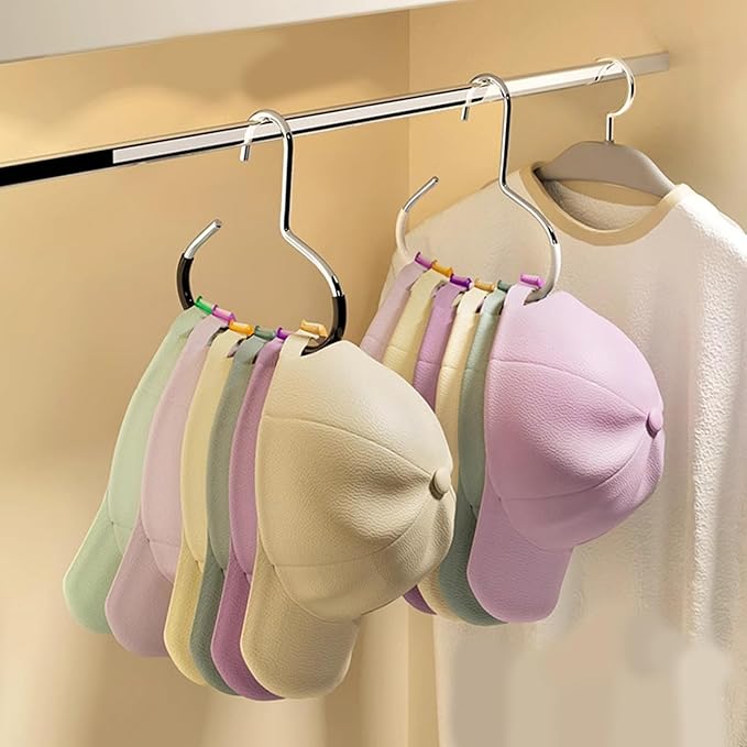 Multifunctional Hangers Scarf Hangers with Open Rings Designs for Hanging Belts Ties Hats and More Closet Organizers