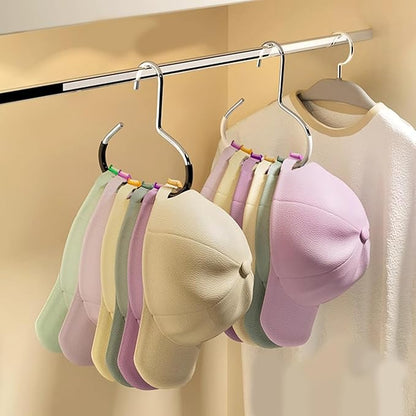 Multifunctional Hangers Scarf Hangers with Open Rings Designs for Hanging Belts Ties Hats and More Closet Organizers