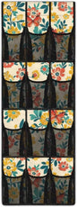Generic Yellow Flowers Over The Door Jewelry Organizer Easy to Access Over Door Laundry Room Storage Organizer Having Multiple Independent Pockets and Compartments to Store A Variety of Items