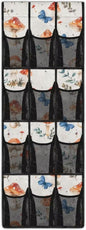 Mushroom Butterfly Over the Door Shoe Organizer 12 Large Pockets Door Shoe Organizer Hanging Shoe Rack for Closet Sock Organizer