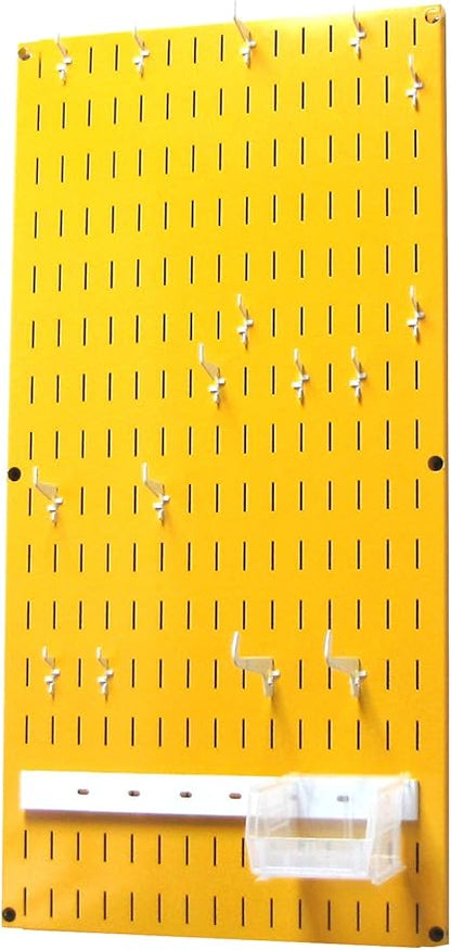 Wall Control Jewelry Organizer Wall Hanging Jewelry Holder Kit Wall Mounted Necklace Organizer Kit in Yellow