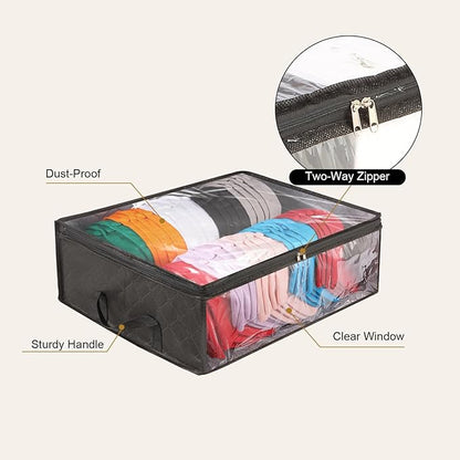 2 Pcs Hat Organizer for Baseball Cap, Hat Storage Bags with Carry Handles Hat Holder Rack for Closet Travel Hat Organizer