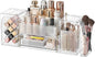 Modular Makeup Organizer, Clear Acrylic Cosmetic Storage Box with Drawer, Vanity Countertop Organizer for Makeup, Skincare and Beauty Accessories – Multiple Styles