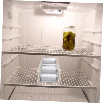 SHOWERORO Soda Can Storage Box Stackable Fridge Drink Organizer Container Canned Food Storage Container Beverage Dispenser for Fridge