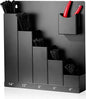 Cable Tie Holder with Cutter Pliers & 250 Zip Ties Wall Mount Zip Tie Storage Rack Organizer for Garage Tool Rooms Workshop
