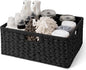 GRANNY SAYS Storage Basket for Organizing, Wicker Storage Basket for Shelf, Large Wicker Baskets for Organization, Decorative Baskets for Living Room and Entryway, 1-Pack