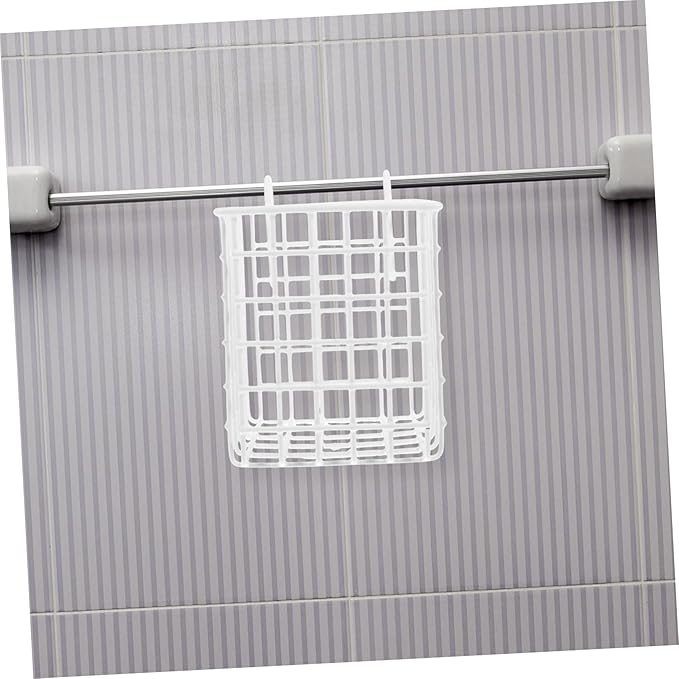 Mobestech 3pcs Hanging Iron Wire Basket Storage Rack Versatile Cabinet Door Organizer for Kitchen and Bathroom Sturdy Resistant Design Space Saving for Utensils and Toiletries