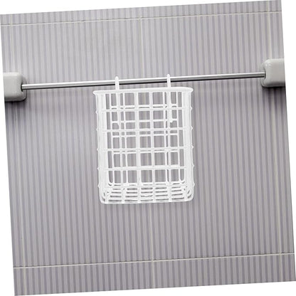 Mobestech 3pcs Hanging Iron Wire Basket Storage Rack Versatile Cabinet Door Organizer for Kitchen and Bathroom Sturdy Resistant Design Space Saving for Utensils and Toiletries