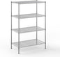 24" Deep x 42" Wide x 64" Height Wire Shelving Kit | 4-Tier | NSF Commercial Storage Rack Unit