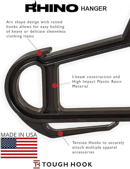 Rhino Hanger Max Pack Set of 4 | 2 Grey and 2 Red USA Made