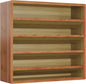 Orimade 4 Tier Spice Rack Organizer for Cabinet, Freestanding Bamboo Seasoning Rack for Countertop, Cupboard, Pantry, Kitchen, 13.18 x 4.13 x 12.2 inches(Spice Jars Not Included), Walnut Stain
