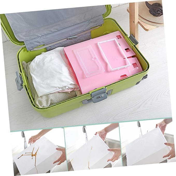 Outanaya 12pcs Thickened Transparent Stackable Plastic Shoe Storage Boxes White Shoe Organizer for Closet Entryway under Bed Use