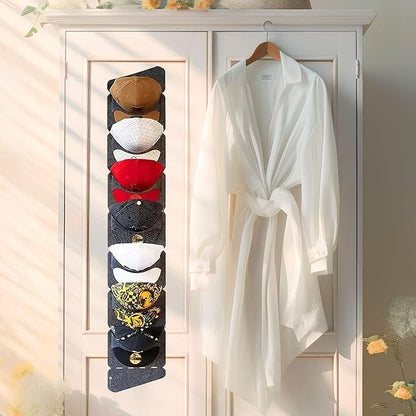 Hat Organizer for Baseball Caps Hat Storage for Baseball Caps No Assembly Hat Rack Storage Display Closet Wall Cap Organizer