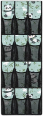 Cute Panda Over The Door Organizer Storage Holder,Door Shoe Rack Organizer for Men Women Kids,Small Item Storage Bag,Nursery Organizers and Storage,Closet Rack for Shoes,Accessories