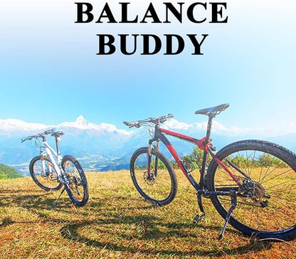 Endless EL1056 Cycle Stand can Adjustable Between 24-29 Inch | Black | Material : Aluminium Alloy Bike Side Kickstand with Double Nut | for All Types Cycles or Bikes