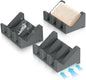 Silicone Soap Holder Self Draining Waterfall Drying Tray,Soap Dish for Shower Wall with Draining Easy to Clean and Store(3PCS), 3.8 x 2.8inch, 3*Dark Gray