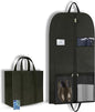43" Garment Bags for Closet Storage and Travel, Gusseted Hanging Garment Bags for Men Women with Pockets Handles and Zipper, Suit Cover Bags for Clothes, Suits, Dress, Shirts, Coats, Jackets