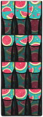 Watermelon Over the Door Shoe Organizer 12 Large Pockets Hanging Shoe Rack for Closet Organizers and Storage Sturdy Oxford Fabric Shoe Hanger