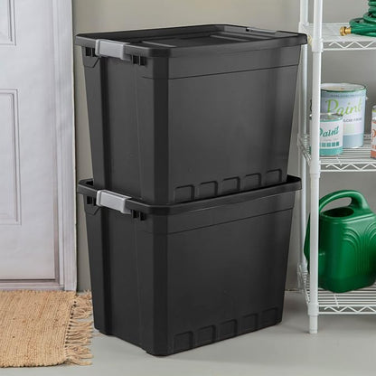 Sterilite TOTE STACKER BLACK 27GA 14889004