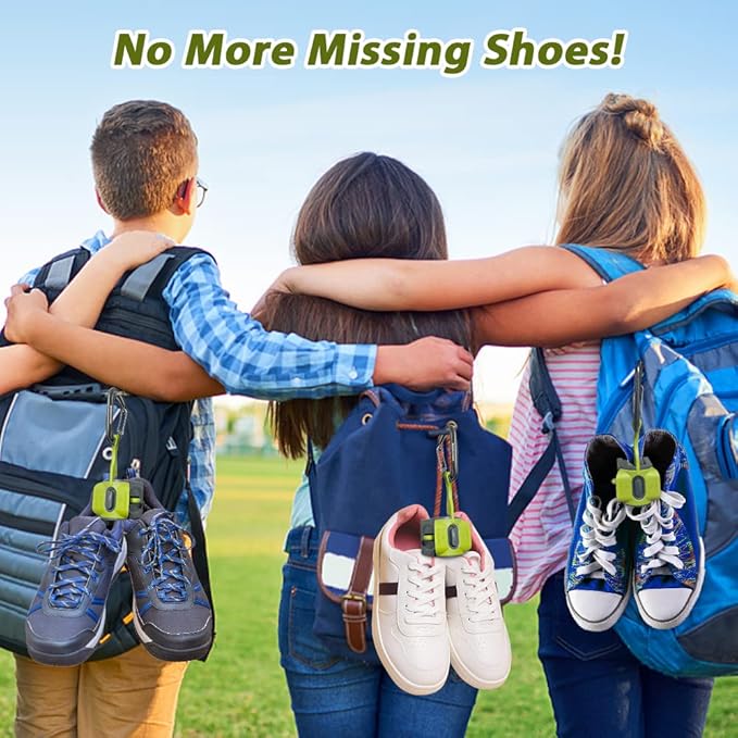Shoes Clips,Shoes Hanger, Shoes Holder, Home Shoe Storage Space Saver, Plastic Clip ，Outdoor climbing trip，Blue