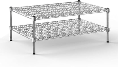 24" Deep x 36" Wide x 14" Height Wire Shelving Kit | 2-Tier | NSF Commercial Storage Rack Unit