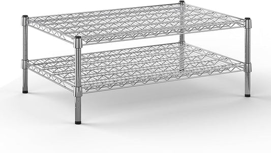 24" Deep x 36" Wide x 14" Height Wire Shelving Kit | 2-Tier | NSF Commercial Storage Rack Unit
