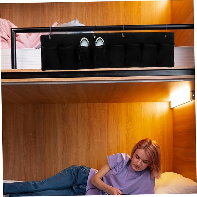 Cabilock Rv Shoe Storage Bag Capacity Bedside Hanging Organizer for Shoes Items Non Woven Fabric Rv Storage Efficient for Clutter Living