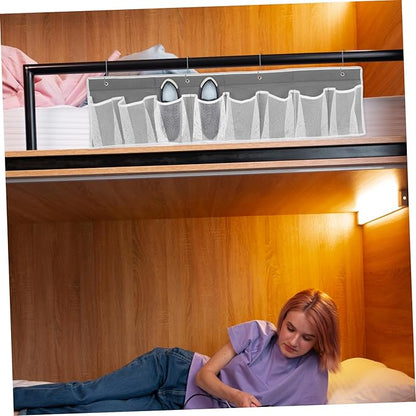 STOBAZA Bedside Hanging Organizer Non-woven Fabric Mesh Storage Bag for Shoes Travel and Rv Use Space-saving for Efficient Shoe Management